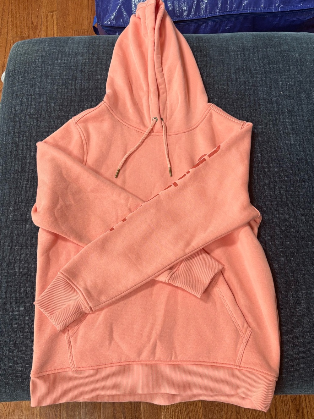Women's Salmon Hooded Pullover Sweatshirt